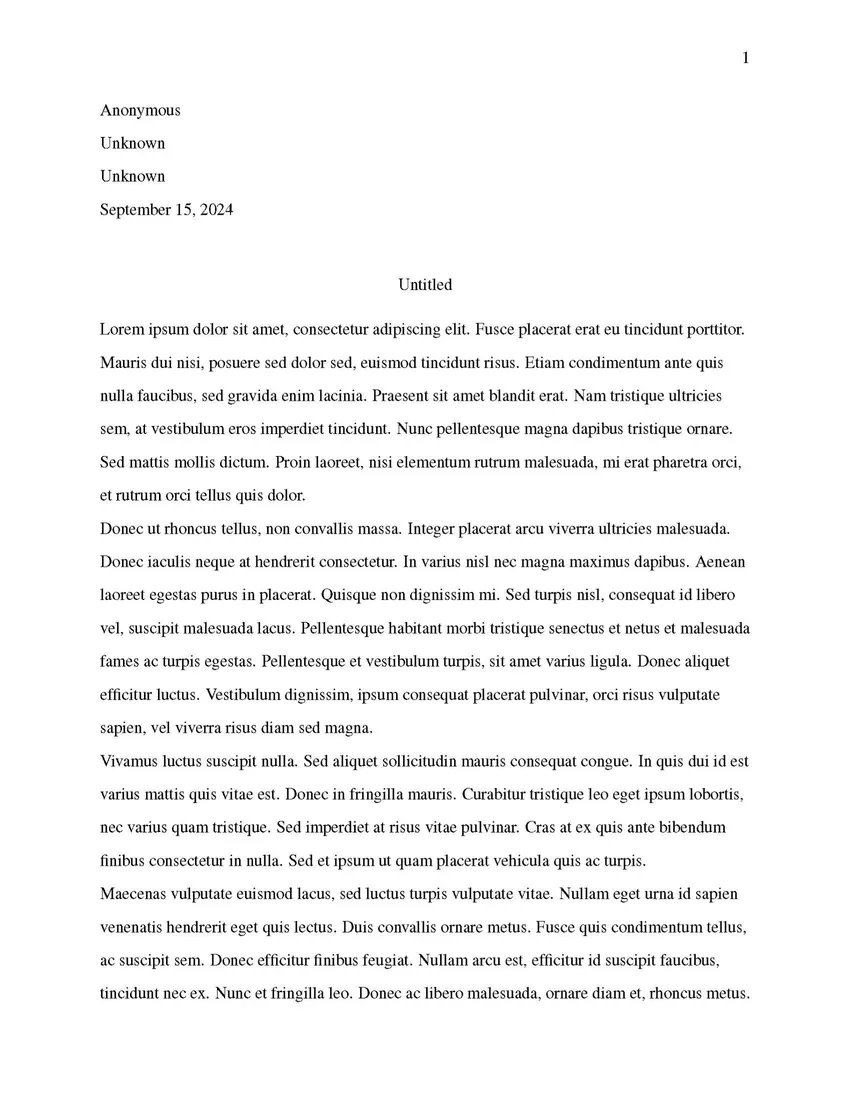MLA Essay preview