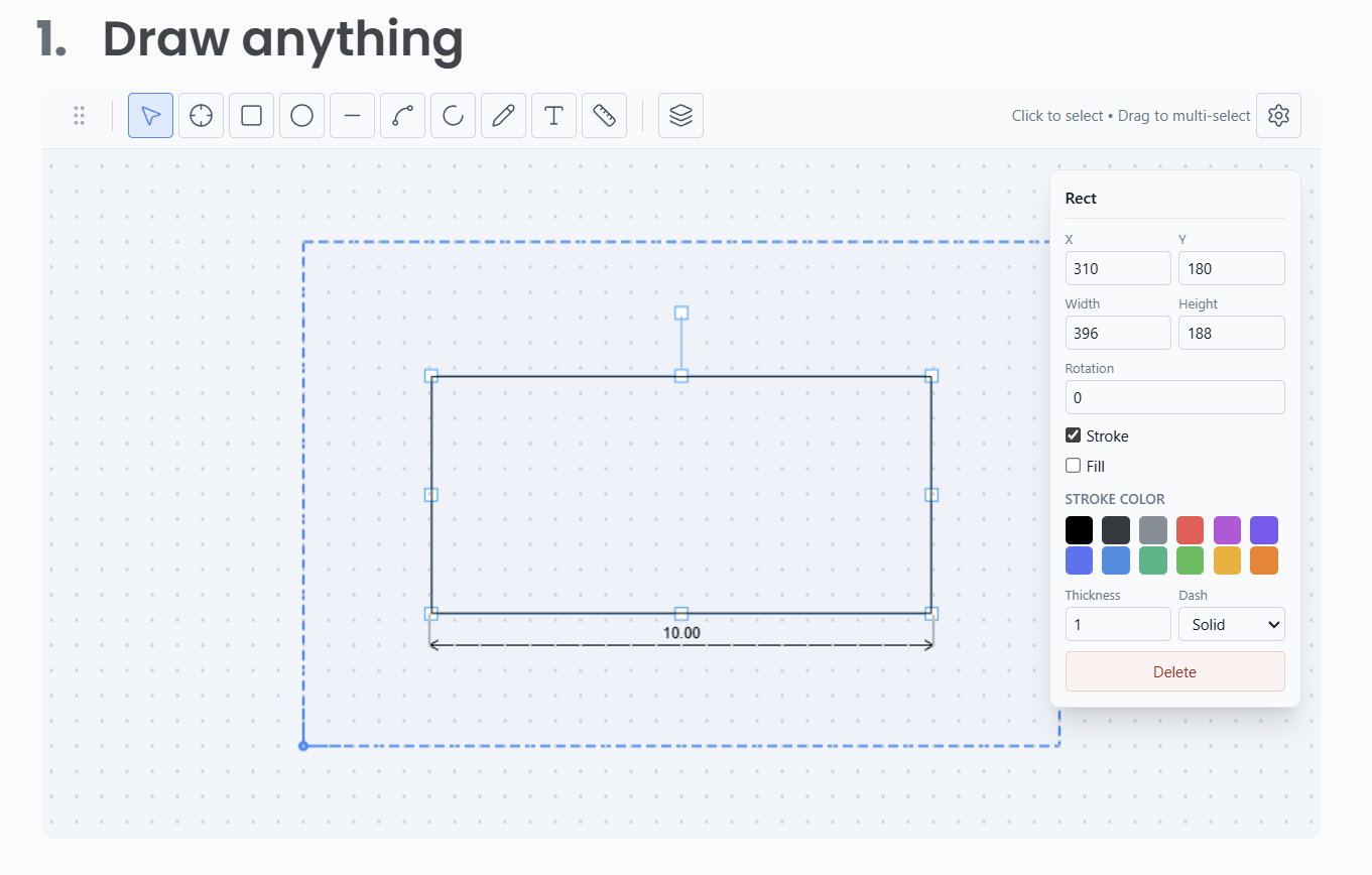 TikZ Editor - visual diagram canvas